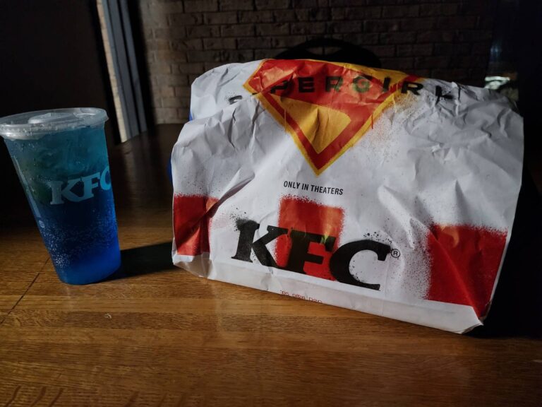 I ate the Supergirl KFC meal so you don’t have to, but you can if you want.